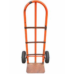 Heavy-Duty Orange Hand Truck